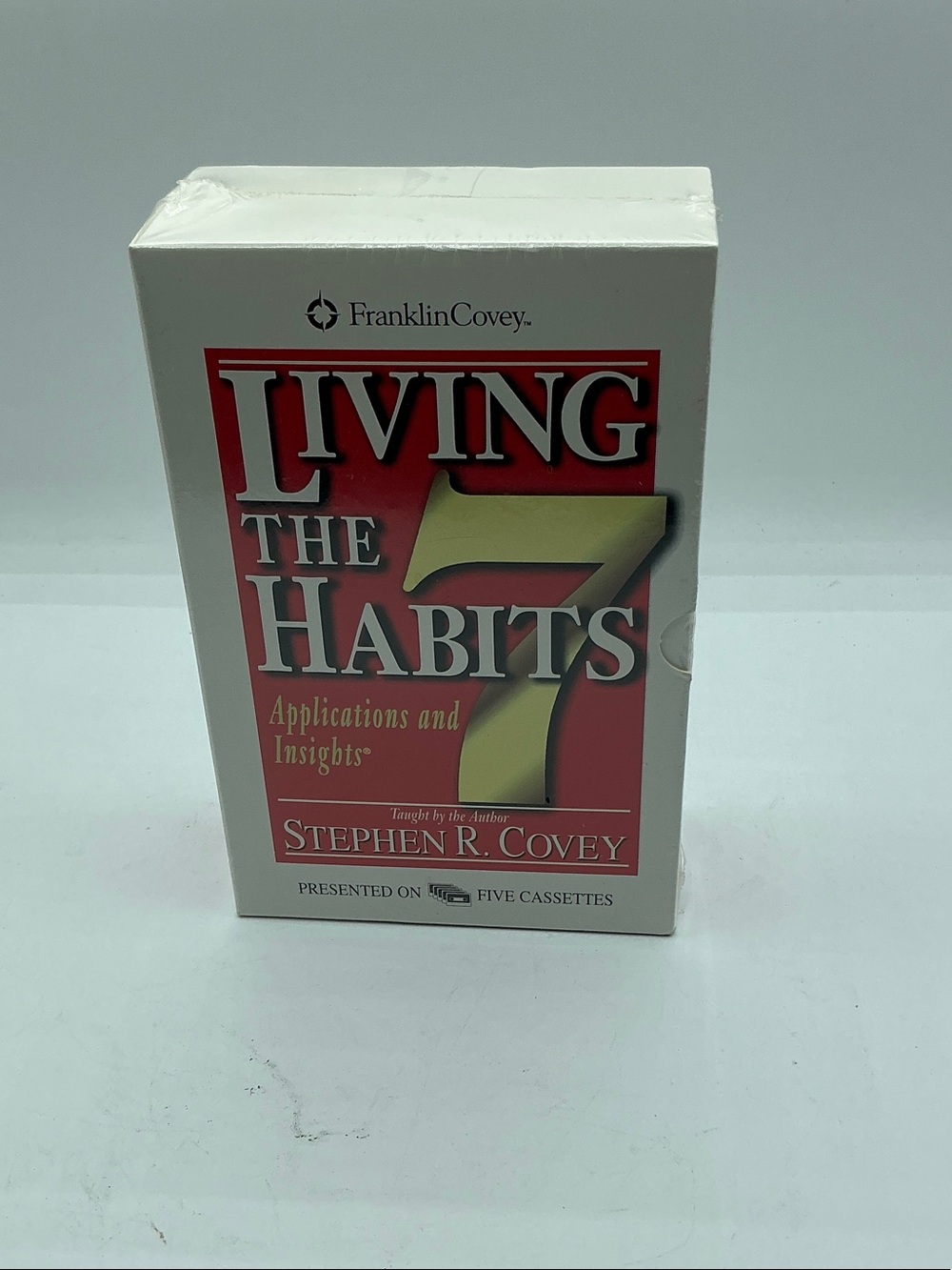 FranklinCovey Living the 7 Habits Audio Set White and Red